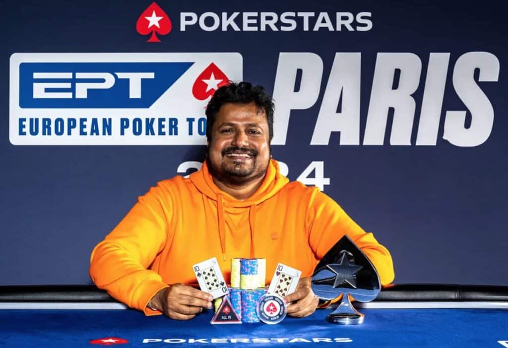 Santosh Suvarna Wins First EPT Title in €25k High Roller for $378,000