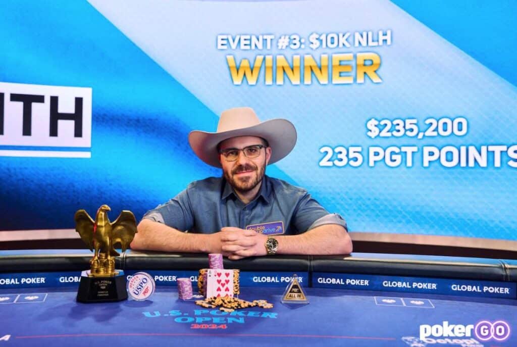 Dan Smith Wins Event #3 of 2024 U.S. Poker Open for $235,000