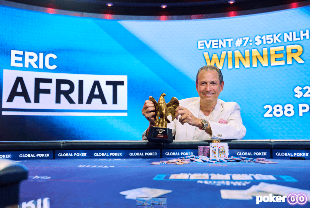 U.S. Poker Open Event #7 Won by Eric Afriat for $288,000