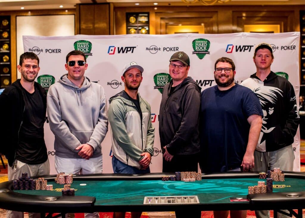 Dylan Smith Leads Final Six in Seminole Hard Rock Poker Open Main Event