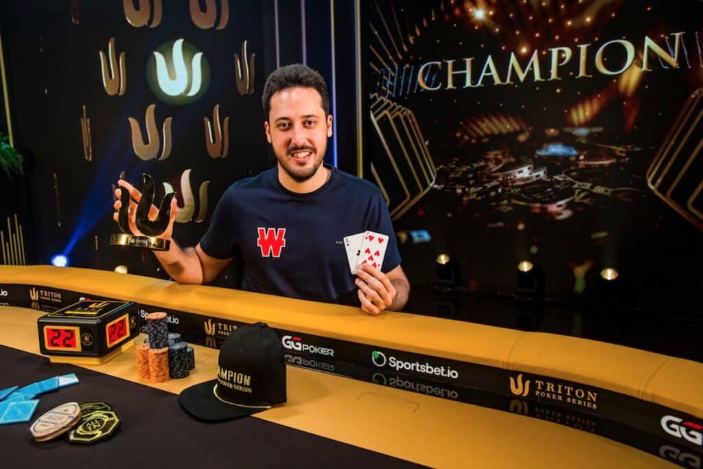 Adrian Mateos Wins Second Triton Title for Massive $1.76 million in Montenegro