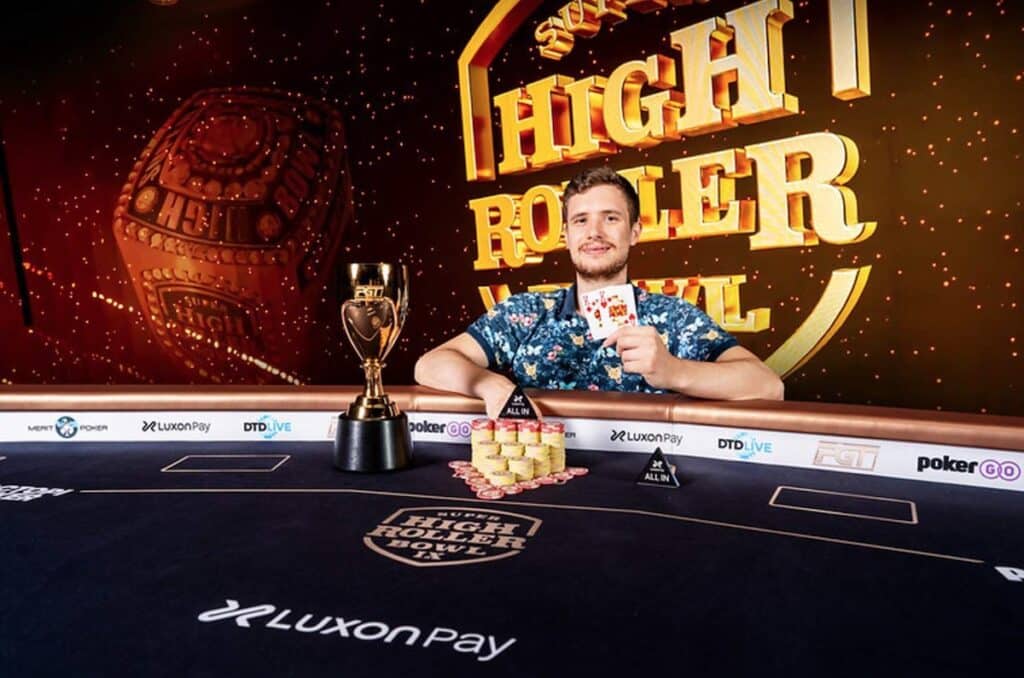 Roman Hrabec Seals Super High Roller Series Win in Opening Event