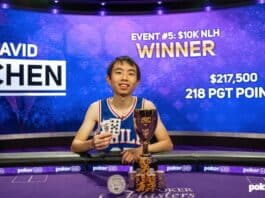 Poker Masters Event #5 Won by 21-Year-Old David Chen for $217,000