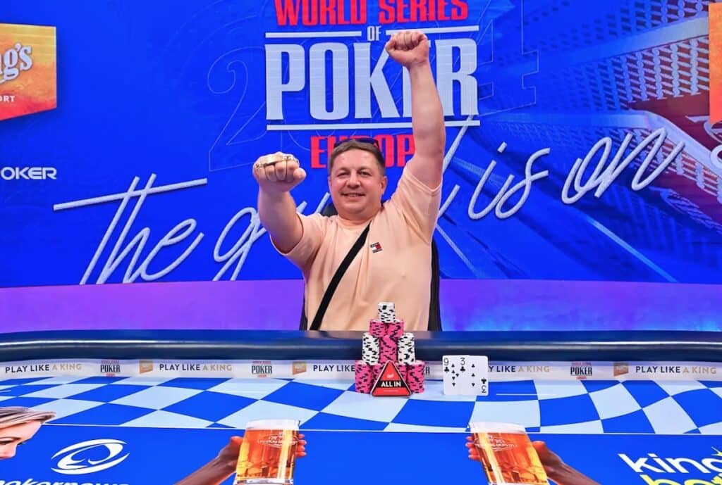 WSOP Europe Event #1 Won by Przemyslaw Szymanski for $128,000