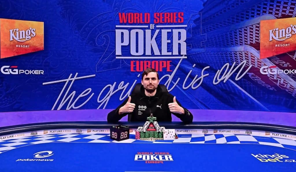 WSOP Europe Diamond High Roller Bracelet Won by Martin Kabrhel for $580,000