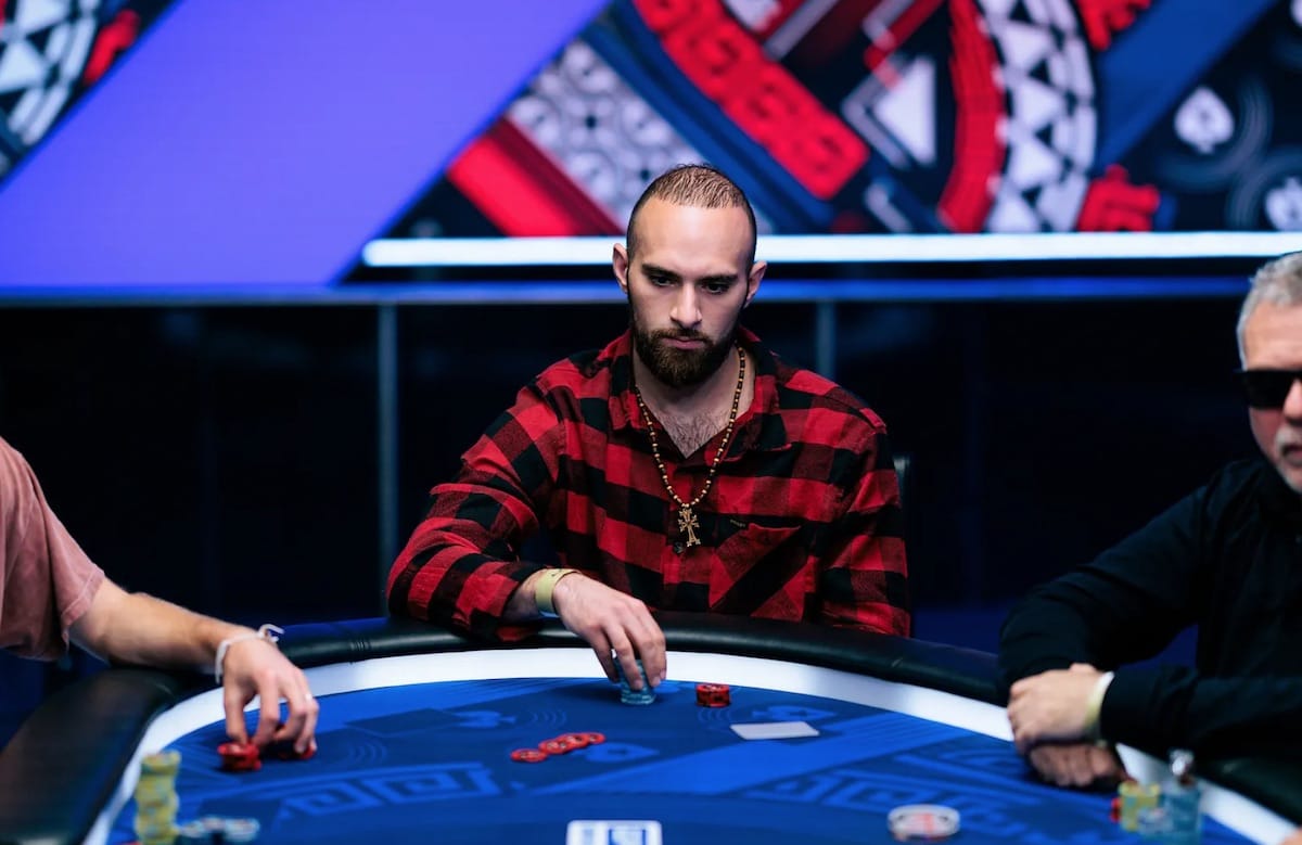 Aram Zobian in action for PokerStake in Monte Carlo