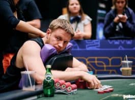 Sam Soverel Amasses a Massive Stack in Pursuit of Third Bracelet